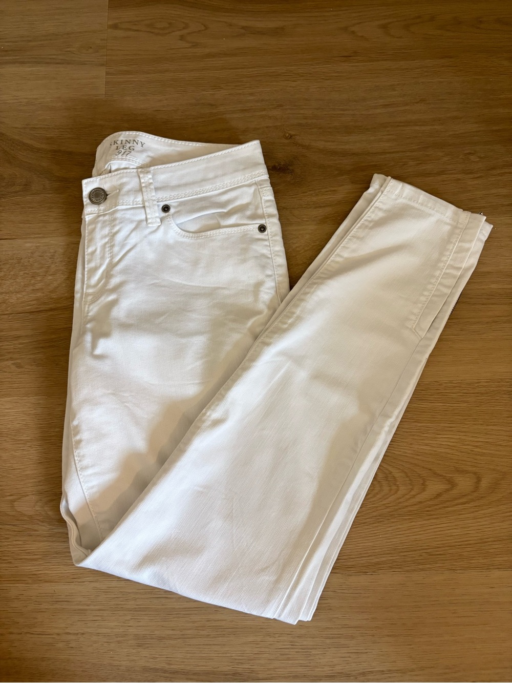 The Limited White Skinny Jeans